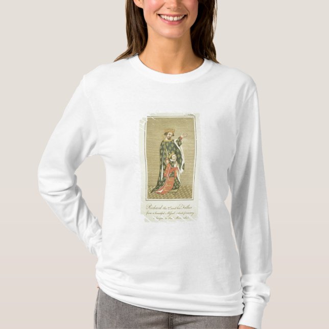 König Richard II (1367-1400) mit seinem Vater T-Shirt (Vorderseite)