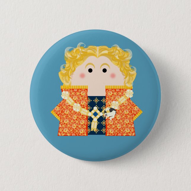 König Richard II. von England Button (Vorderseite)