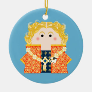 König Richard II. von England Keramik Ornament