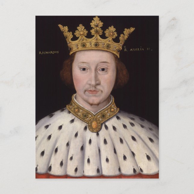König Richard II. von England Postkarte (Vorderseite)