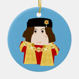 König Richard III. von England Keramik Ornament