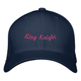 König-Ritter-Navy Elegant-Hut Männer Trucker Wolle Bestickte Baseballkappe
