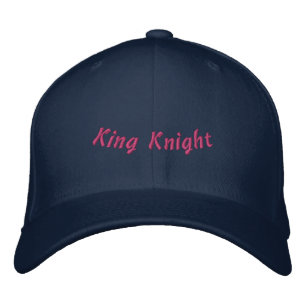 König-Ritter-Navy Elegant-Hut Männer Trucker Wolle Bestickte Baseballkappe