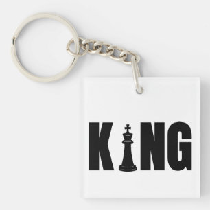 König Schach Schlüsselanhänger
