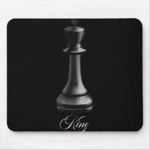König-Schachfigur-Halloween-Kostüm Schachliebhaber Mousepad