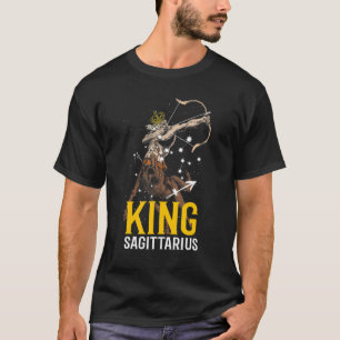 König Schütze Sternzeichen Astrologie Schütze T-Shirt