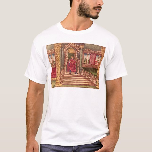 König Solomon auf seinem Thron, 1. Ausgabe T-Shirt (Vorderseite)