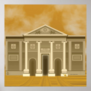 König Solomons Tempel Poster
