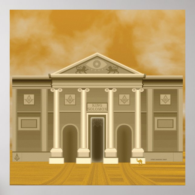 König Solomons Tempel Poster (Vorne)