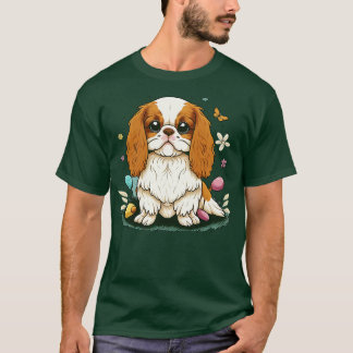 König Spaniel froh Ostertag 7 T-Shirt