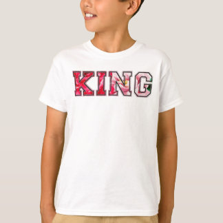 König Text Graffiti-Style-Lettern T-Shirt