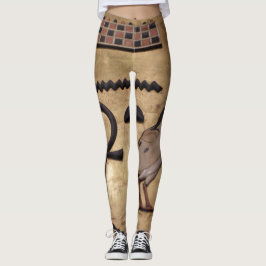 König Tut Egyptian Ankh Tablet Leggings