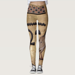 König Tut Egyptian Ankh Tablet Leggings