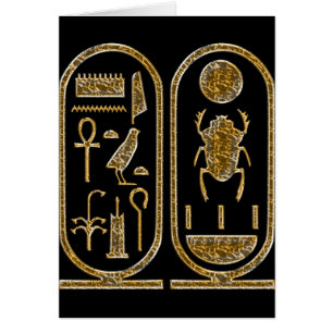 König Tut Hieroglyphics