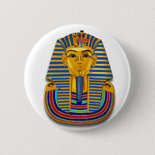 König Tut Mask Button