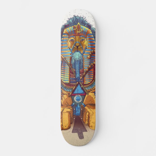 König Tut Skateboard Deck (Vorderseite)