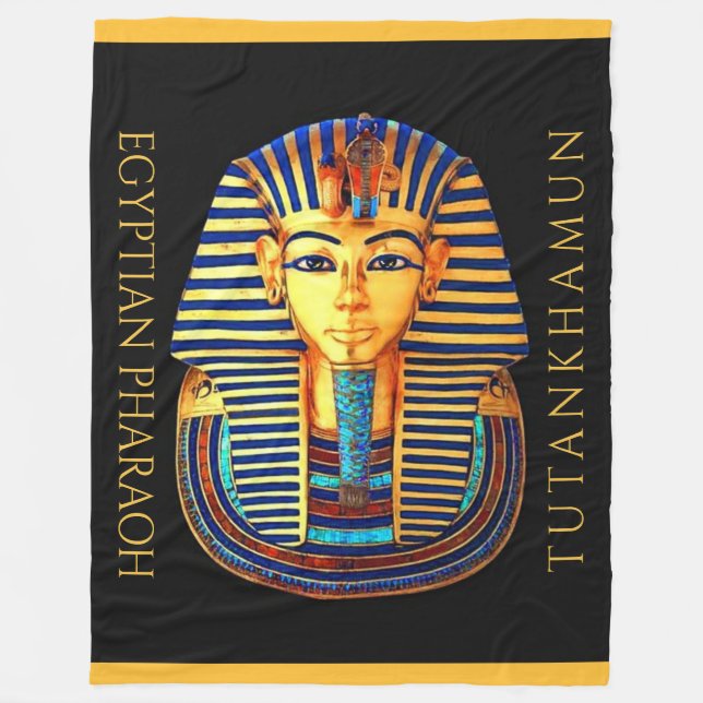 König Tutankhamun alter ägyptischer Pharao Fleecedecke (Vorderseite)