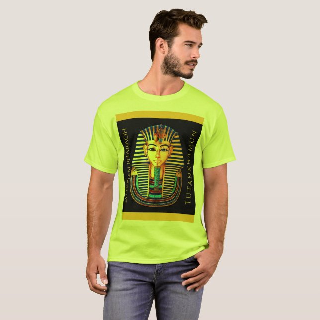 König Tutankhamun alter ägyptischer Pharao T-Shirt (Vorne ganz)