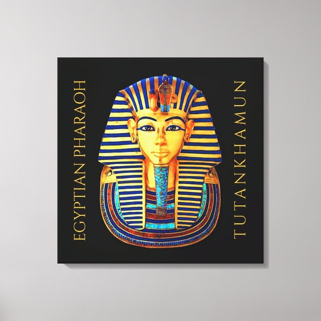 König Tutankhamun Antiker ägyptischer Pharao Leinwanddruck (Vorderseite)