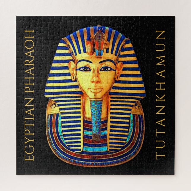König Tutankhamun Antiker ägyptischer Pharao Puzzle (Vertikal)