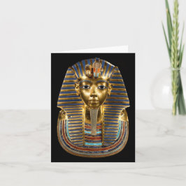 König Tutankhamun, Goldmaske, Pharao in Ägypten Karte