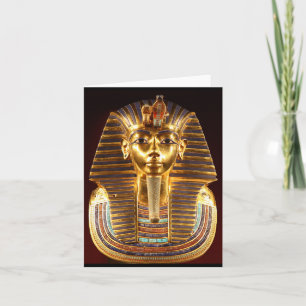 König Tutankhamun, Goldmaske, Pharao in Ägypten Karte
