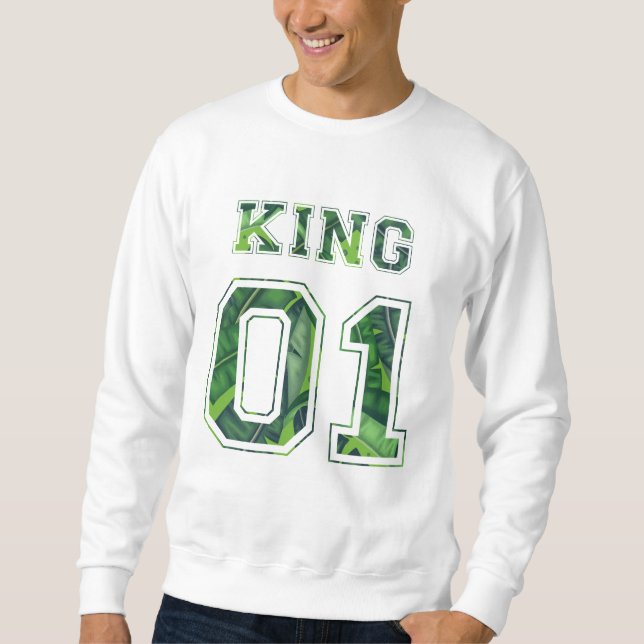 König und Königin 01 Sweatshirt (Vorderseite)
