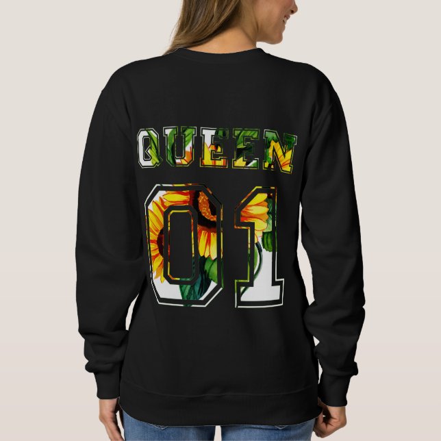König und Königin 01 Sweatshirt (Rückseite)