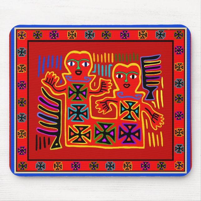 König und Königin der Land Mouse Pad Mousepad (Vorne)