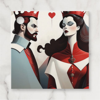 König und Königin Geschenkanhänger