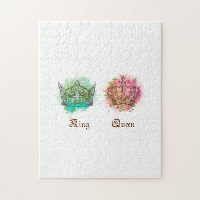 König und Königin Puzzle (Vertikal)