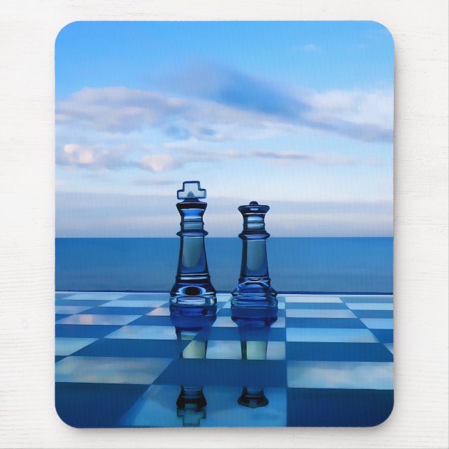 König und Königin von Glas. Mousepad (Vorne)