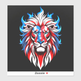 König von Amerika Aufkleber