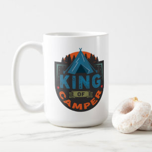 König von Camping Kaffeetasse