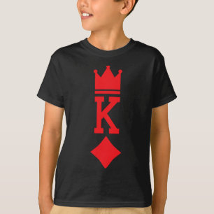 König von Diamanten Kartenspielen Halloween-Kostüm T-Shirt