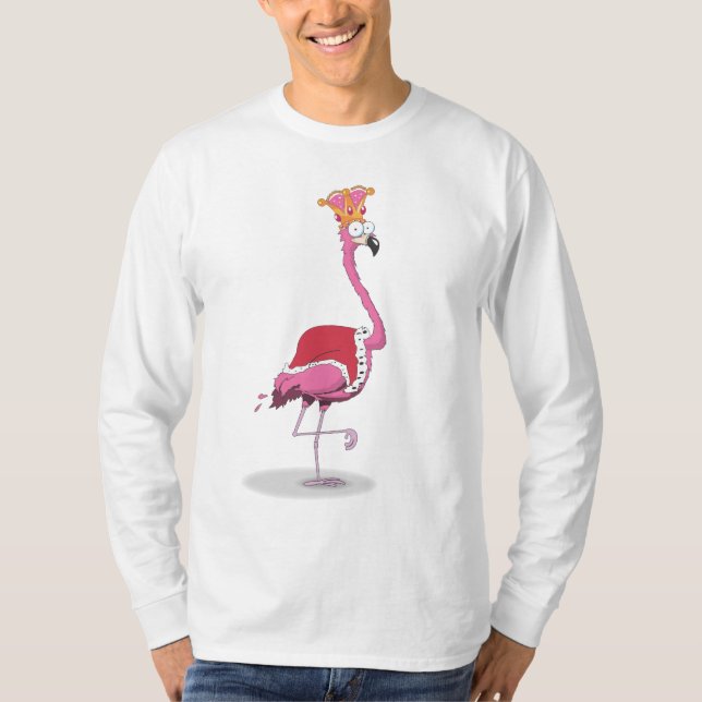 König von Flamingos T-Shirt (Vorderseite)