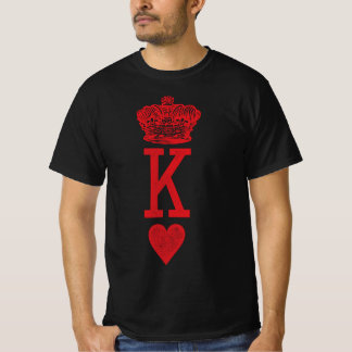 König von Herz Krone T-Shirt