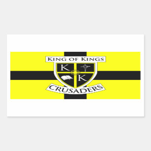 König von Königen Crusaders Flag Sticker