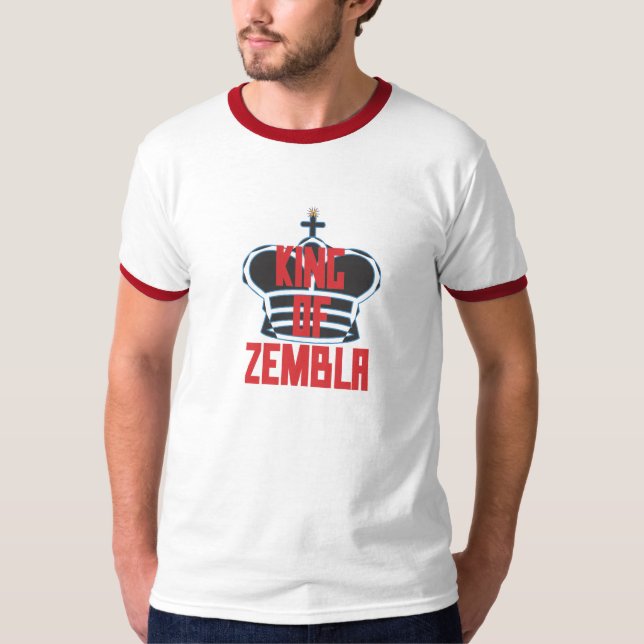 König von Zembla (rotes Schwarzes) T-Shirt (Vorderseite)