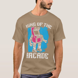 König vonhe Arcade Gaming Videospiel Spieler Gamer T-Shirt