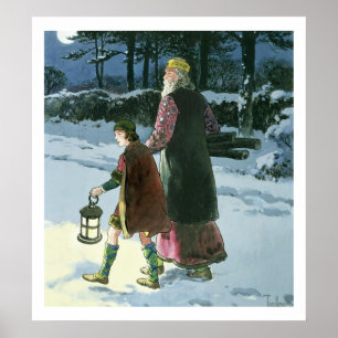 König Wenceslas (c.907-c.929) 'von den Blicken in Poster