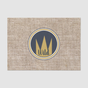 König Wild Thing Gold Krone Jute Geburtstagsfeier Seidenpapier