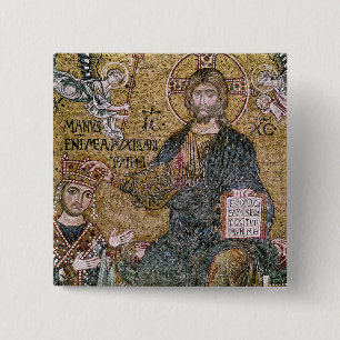 König William-II von Sizilien Button