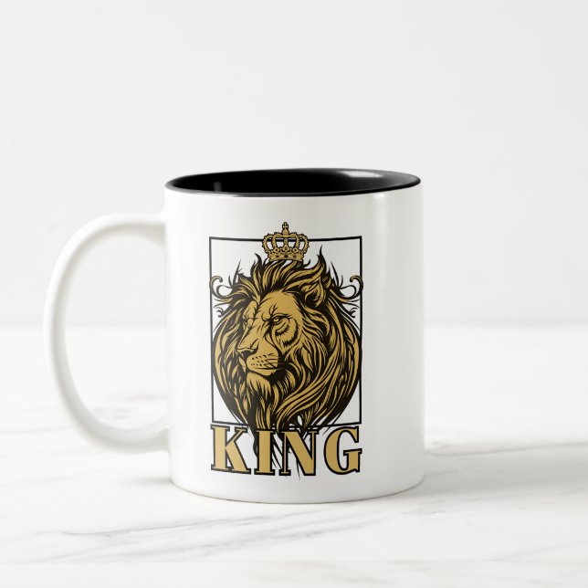 König Zweifarbige Tasse (Links)