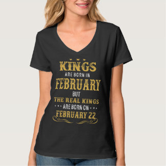Könige, die im Februar Geboren sind, werden am Feb T-Shirt