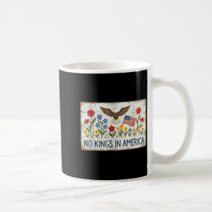 Könige in Amerika Rustikale amerikanische Blumenpr Kaffeetasse