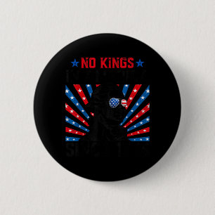 Könige in Amerika seit 1776 bedrängte USA-Flagge Button