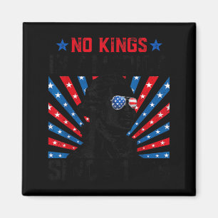 Könige in Amerika seit 1776 bedrängte USA-Flagge Magnet
