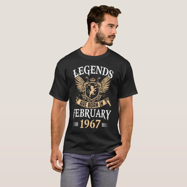 Könige Legends Are Born im Februar 1967 T-Shirt (Vorne ganz)