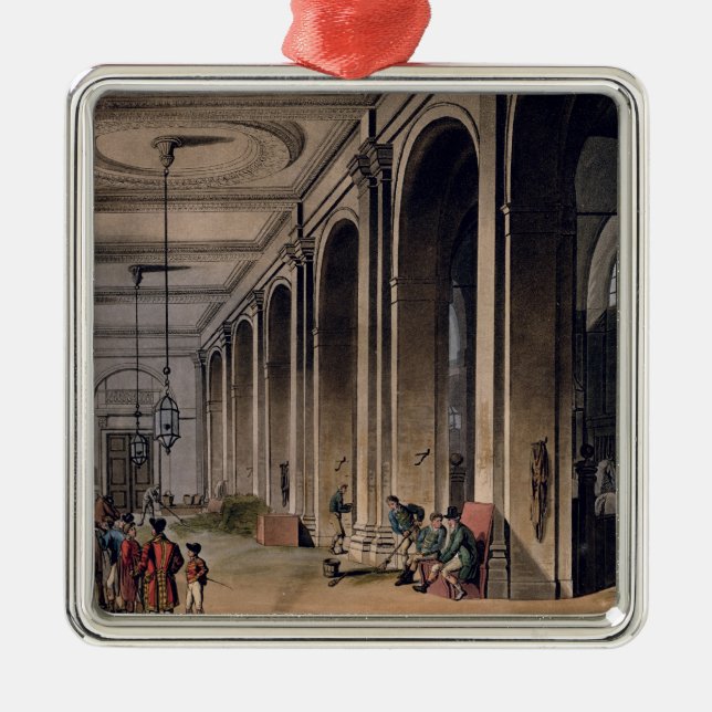 Könige Mews Silbernes Ornament (Vorne)